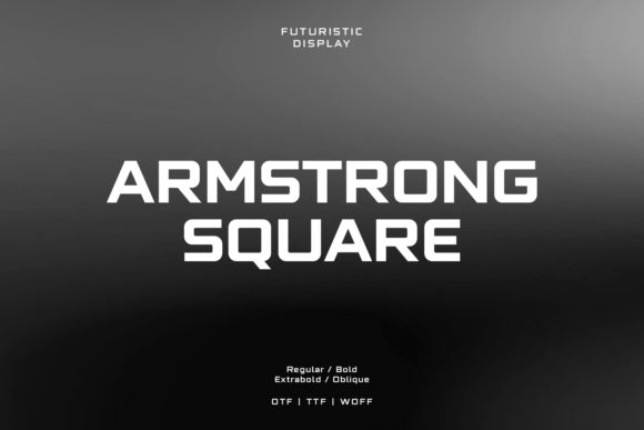 Armstrong Square: The Bold Display Font for Modern Design