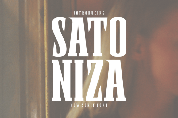 Discover Sato Niza: The Smooth Serif Font for Modern Design