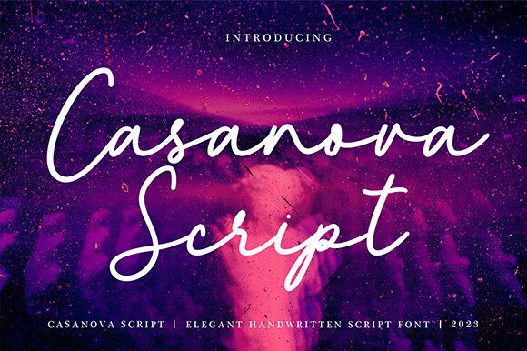 Elevate Your Design with Casanova Script