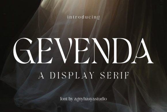 Gevenda: Elevating Modern Design with Serif Elegance