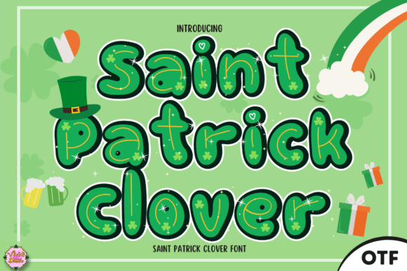 Infuse Festive Charm with the Saint Patrick Clover Font