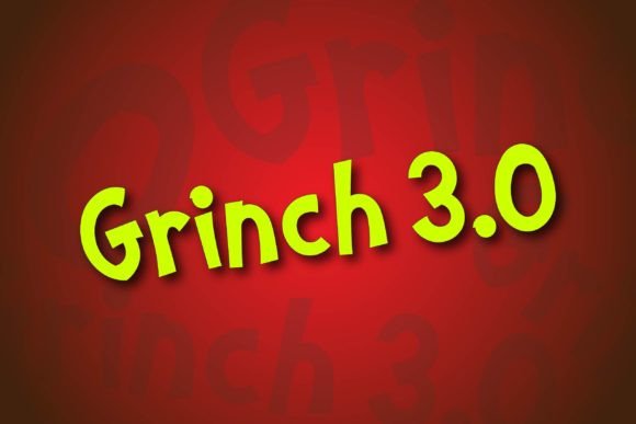 Introducing Grinch 3.0: A Whimsical Font for Modern Design
