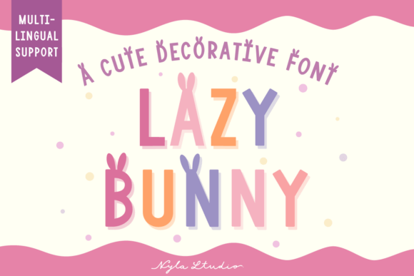 Lazy Bunny: A Playful Font for Modern Design