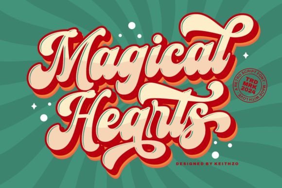 Magical Hearts: Vintage Charm for Modern Design