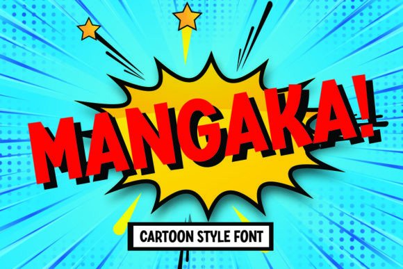 Mangaka: Energetic Typography for Modern Design