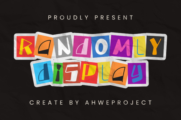 Randomly: The Display Font with Retro Charm