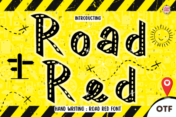 Road Red: Festive Typography for Impactful Design