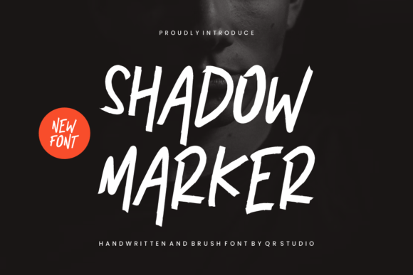 Shadow Marker: A Bold Authentic Display Font for Modern Design