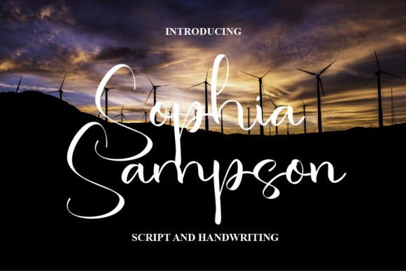 Sophia Sampson: The Handwritten Font with Designer Appeal