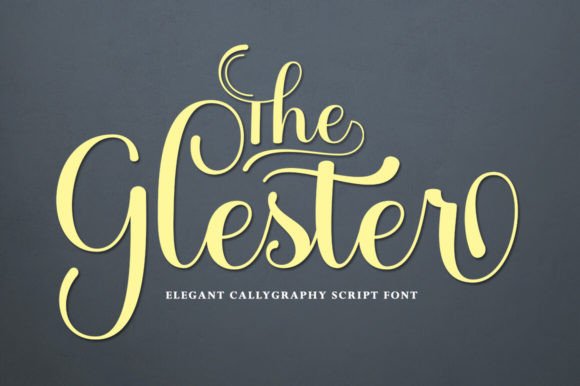 The Glester: Elevating Design with Elegant Script