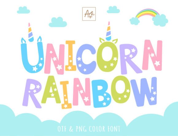 Unicorn Rainbow: A Playful Font for Vibrant Projects